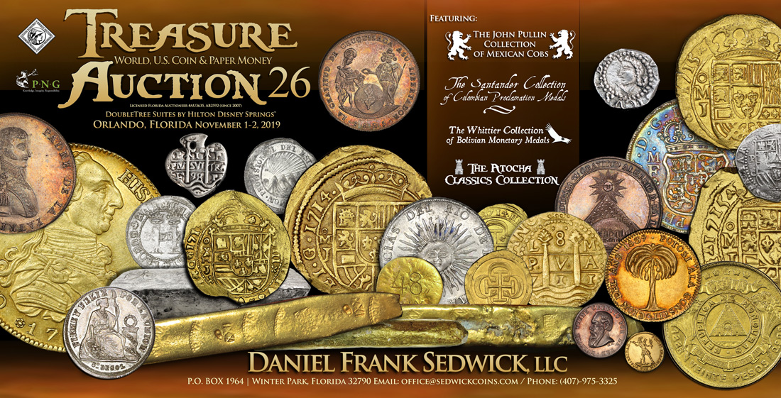 Treasure, World, U.S. Coin and Paper Money Auction 26