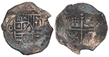 MEXICO, Mexico City, cob 8 reales, Philip IV (D), partial date (1)62(?).