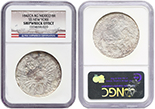 MEXICO, Chihuahua, cap-and-rays 8 reales, 1842 RG, NGC Shipwreck Effect, SS New York.
