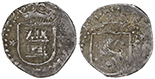 Lima, Peru, cob 1/4 reales, Philip II, assayer Diego de la Torre, various varieties, average specimens. 15 available