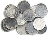 Saudi Arabia (struck at the Philadelphia Mint), silver riyal, AH1354 (1935).