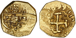 Seville, Spain, cob 2 escudos, 1699/8 M, very rare (unlisted), NGC AU 58, finest and only example in NGC census.