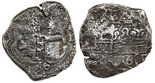 Potosi, Bolivia, cob 8 reales, 1716 Y.