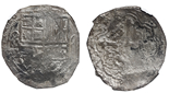 Mexico City, Mexico, cob 8 reales, 1618D/F.