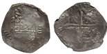Seville, Spain, cob 4 reales, 1613V, NGC Sao Jose / Shipwreck Effect, full date.
