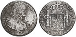 Mexico City, Mexico, bust 8 reales, Charles IV, 1794 FM.