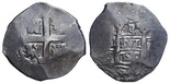 Lima, Peru, cob 8 reales, 1720 M, scarce.
