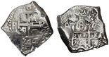 Potosi, Bolivia, cob 8 reales, 1744 C.