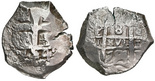 Potosi, Bolivia, cob 8 reales, 1754 C+q.