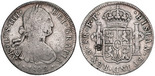 Mexico City, Mexico, bust 8 reales, Charles IV, 1802 FT, chopmarked.