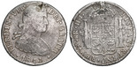 Mexico City, Mexico, bust 8 reales, Ferdinand VII transitional (