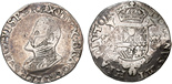 Brabant, Spanish Netherlands (Antwerp mint), philipdaalder, Philip II, 1590. Lightly toned VF with hints of luster, fully detailed.