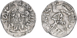 Wallachia (Romania), silver ducat, Mircea the Old (1386-1418). 0.44 gram. Choice XF specimen with full bold details on both sides, lightly toned in crevices, famous and popular issue struck by Dracula's grandfather and circulated in his time.