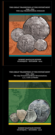 8 REALES COBS OF POTOSI, by Emilio Paoletti, Third Edition (2016) Available in hardbound (numbered, with dust jacket-limited) and softbound, 479 pages. Packed with great photos . An update to Paoletti's esteemed work on Potosi cob 8 Reales of all periods, presented in English with Spanish text at the end. Very important reference on the subject, autographed by the author. - EXCLUSIVE U.S. Distribution. 